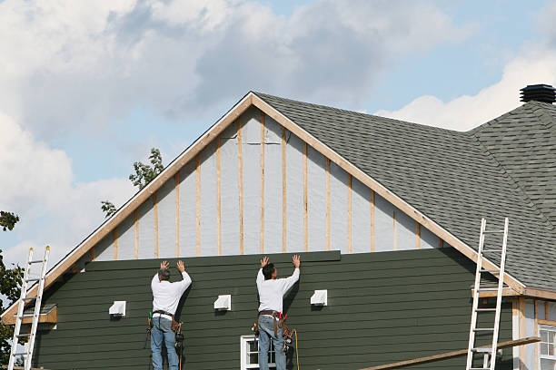 Professional Siding Contractor technician working in Liberty, NC